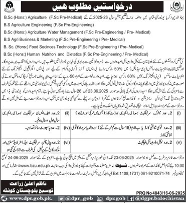 Teaching Jobs in Bahauddin Zakariya University Multan